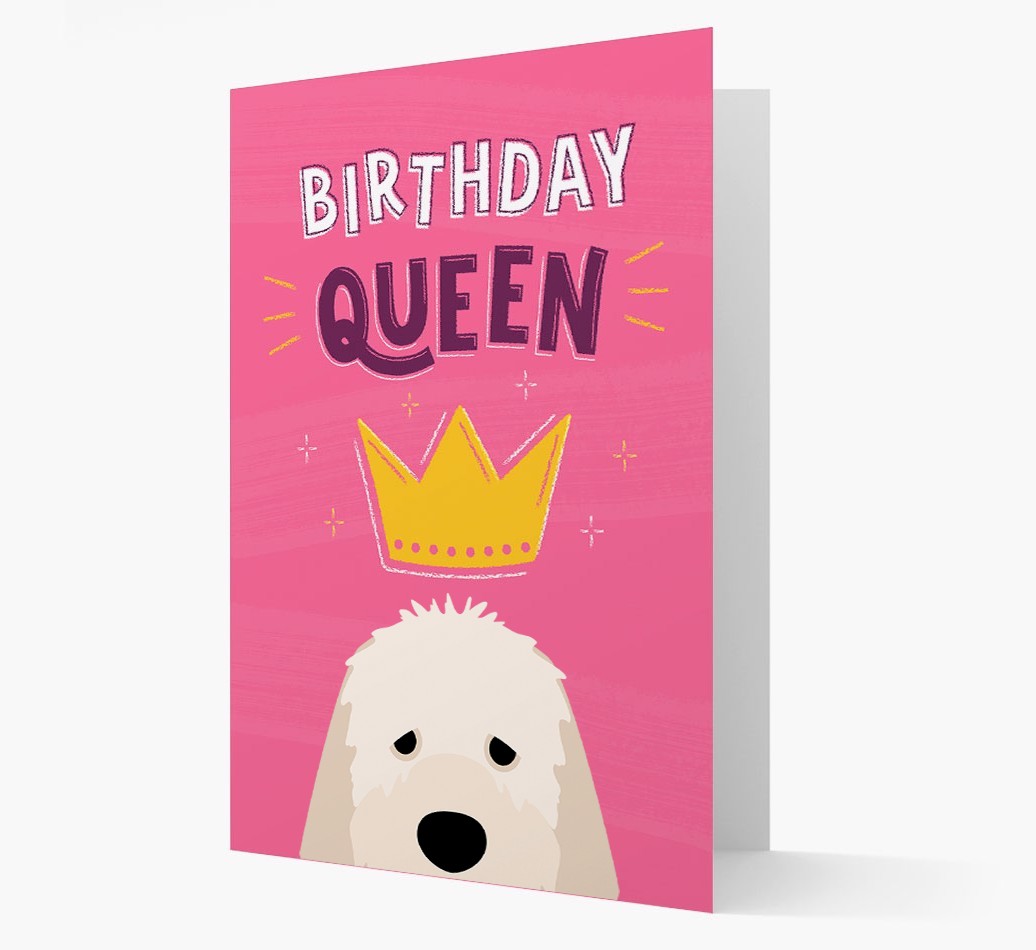Birthday Queen: Personalised {breedFullName} Card