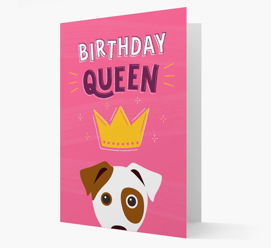 Birthday Queen: Personalised {breedFullName} Card