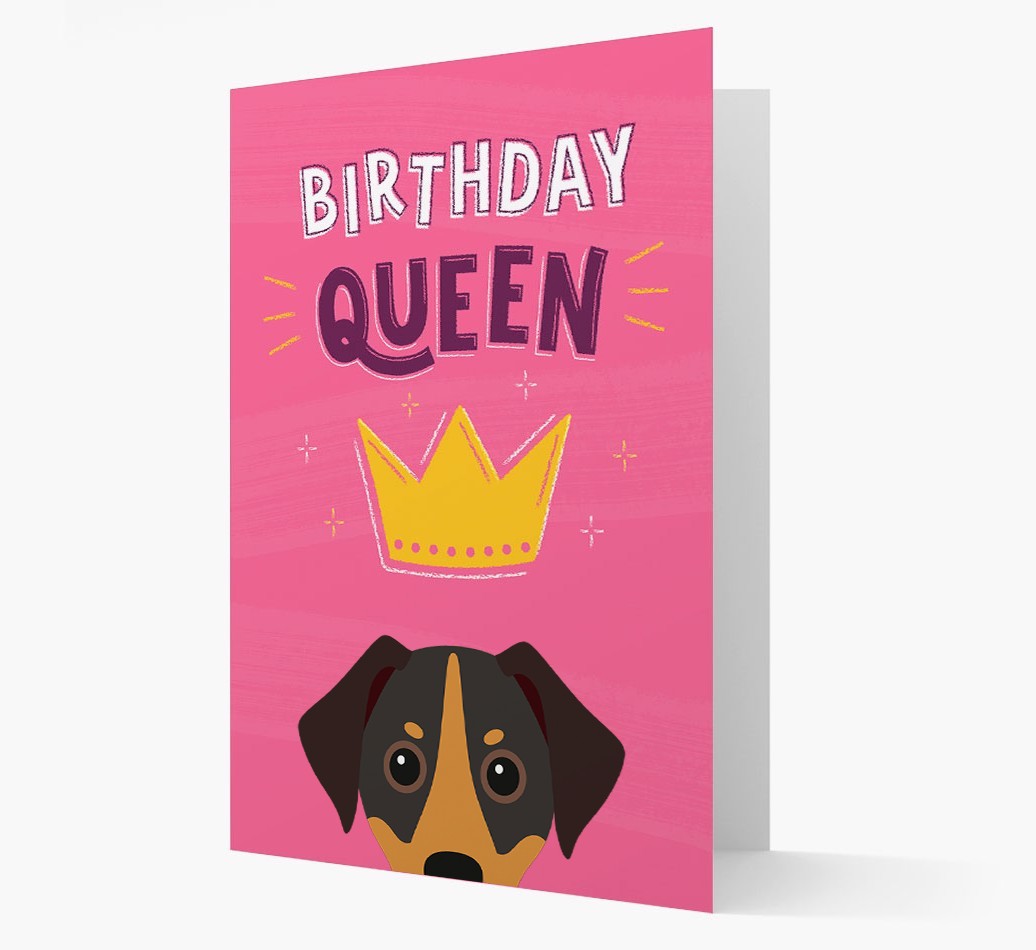 Birthday Queen: Personalised {breedFullName} Card