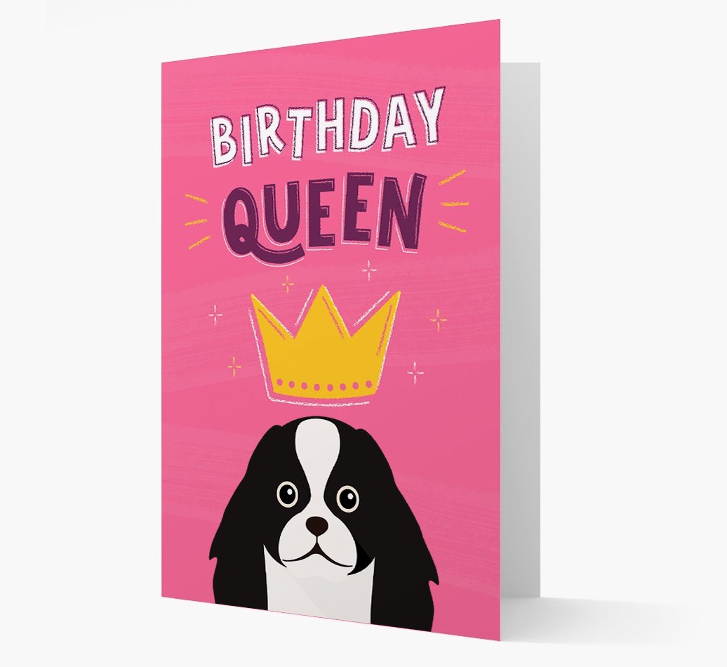 Birthday Queen: Personalised {breedFullName} Card