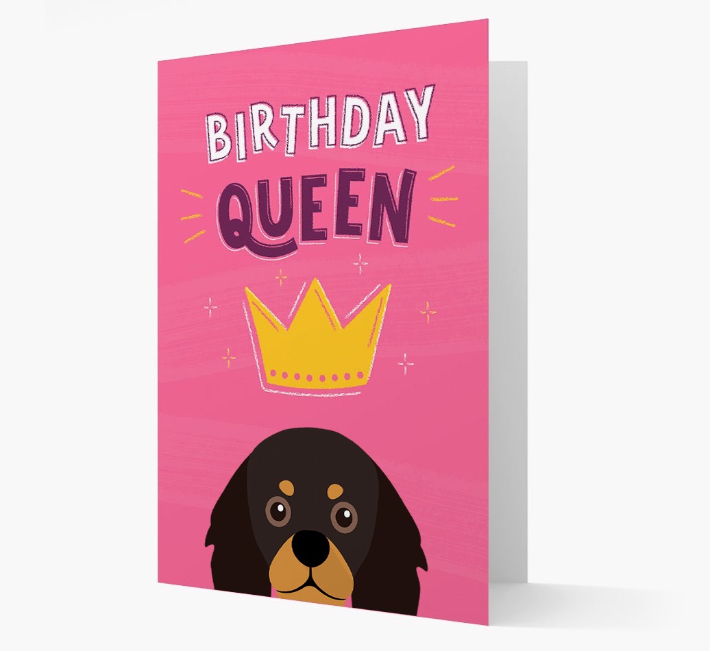 Birthday Queen: Personalised {breedFullName} Card