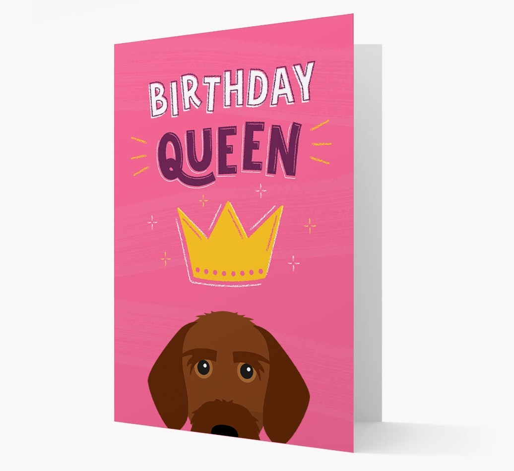 Birthday Queen: Personalised {breedFullName} Card