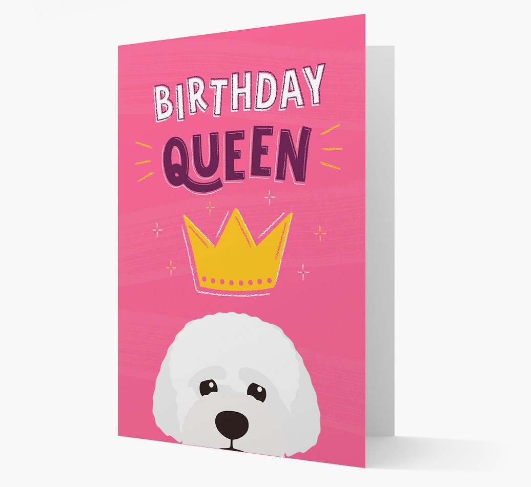 Birthday Queen: Personalised {breedFullName} Card