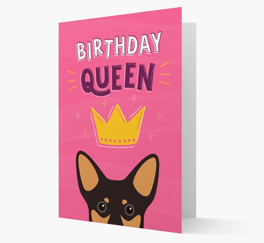 Birthday Queen: Personalised {breedFullName} Card