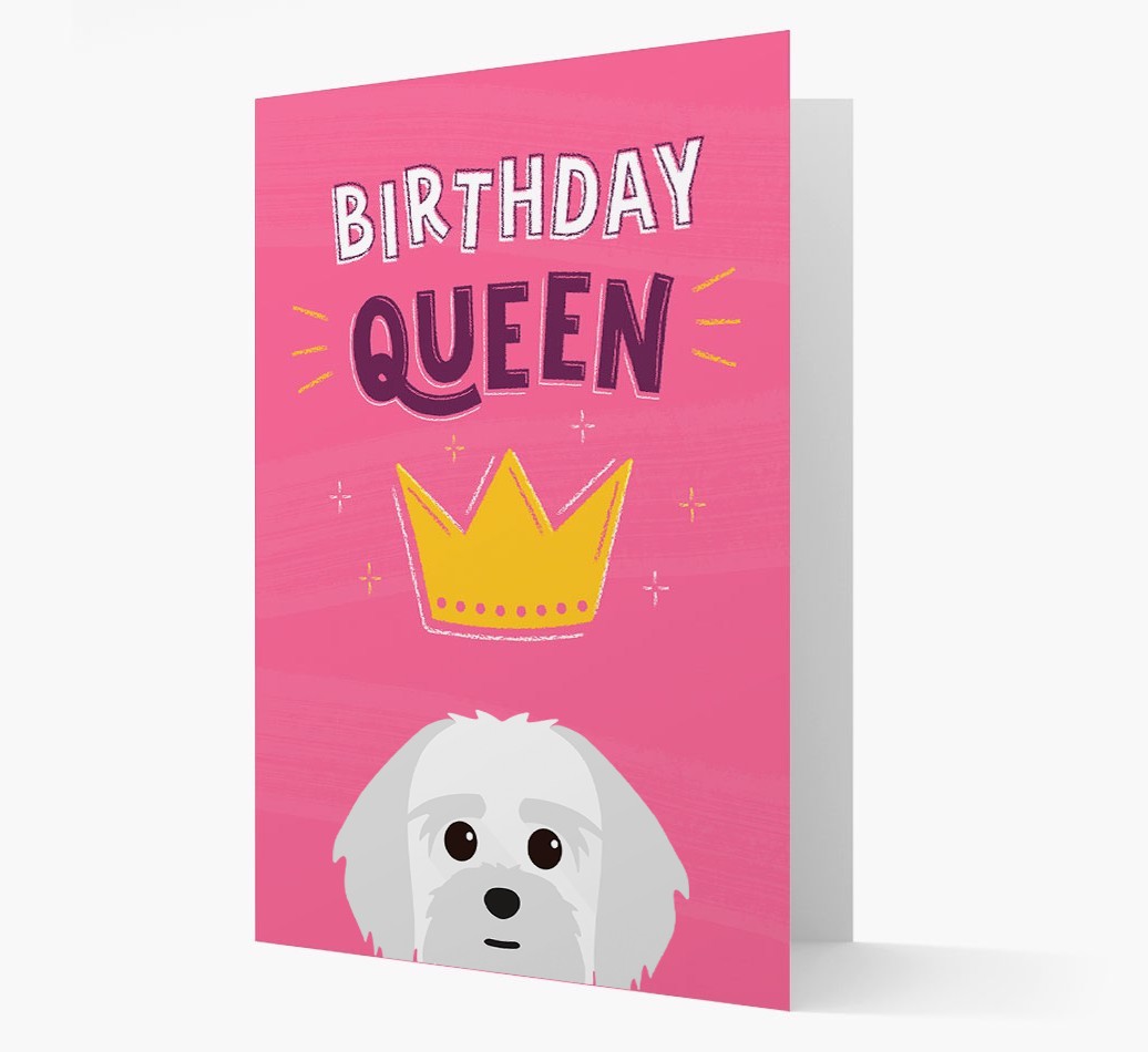 Birthday Queen: Personalised {breedFullName} Card