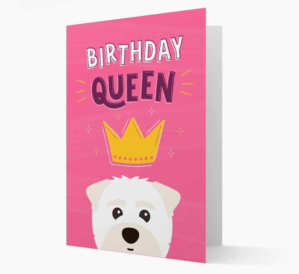 Birthday Queen: Personalised {breedFullName} Card