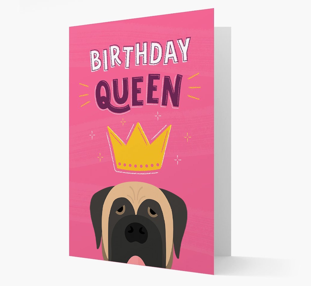 Birthday Queen: Personalised {breedFullName} Card