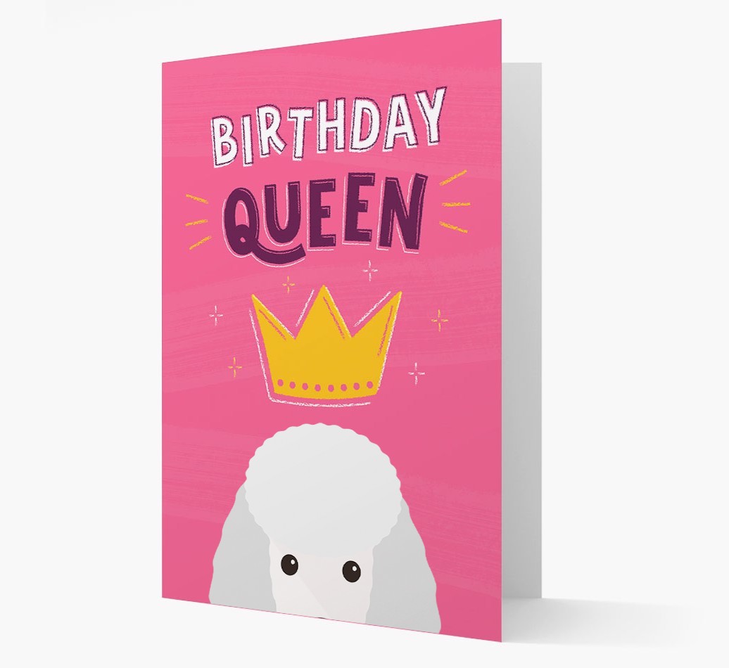 Birthday Queen: Personalised {breedFullName} Card