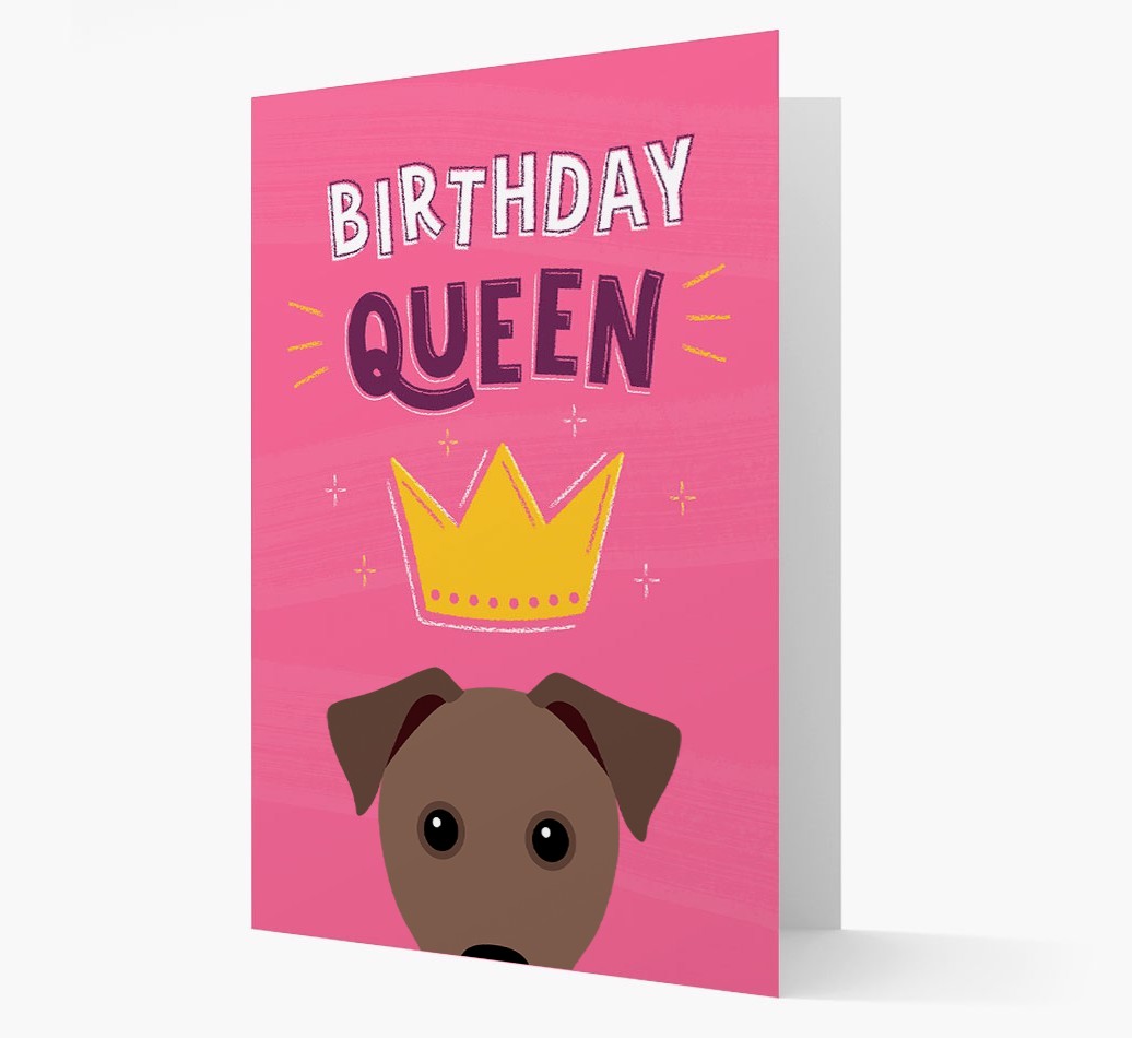 Birthday Queen: Personalised {breedFullName} Card