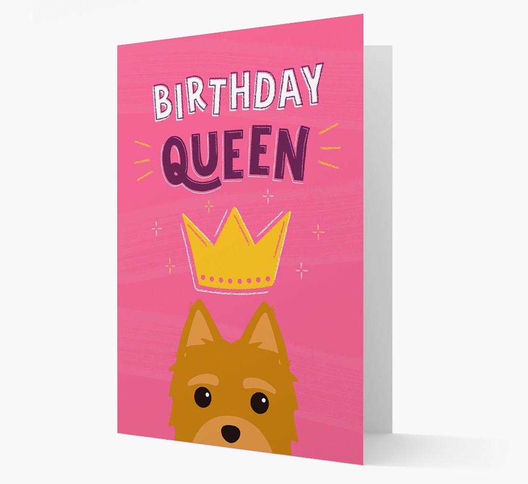 Birthday Queen: Personalised {breedFullName} Card