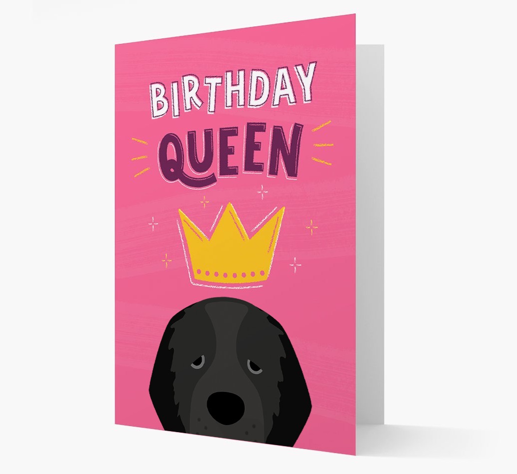 Birthday Queen: Personalised {breedFullName} Card