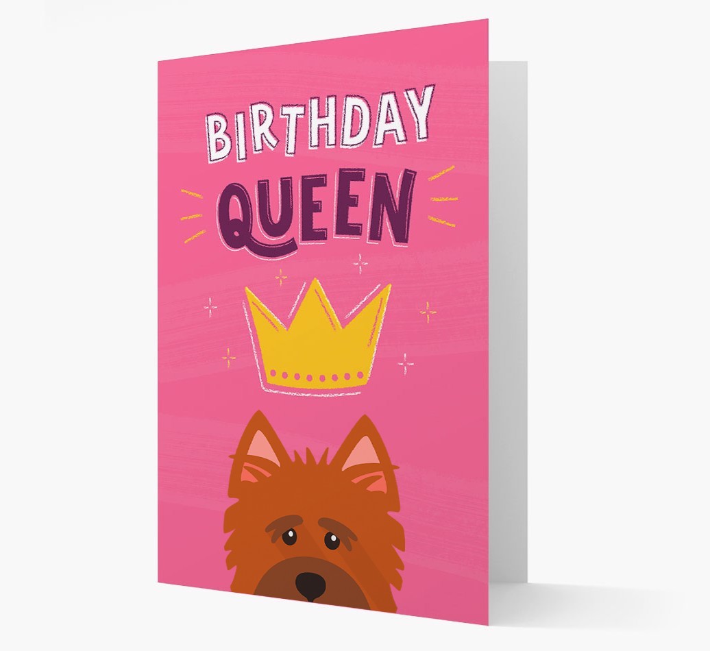 Birthday Queen: Personalised {breedFullName} Card