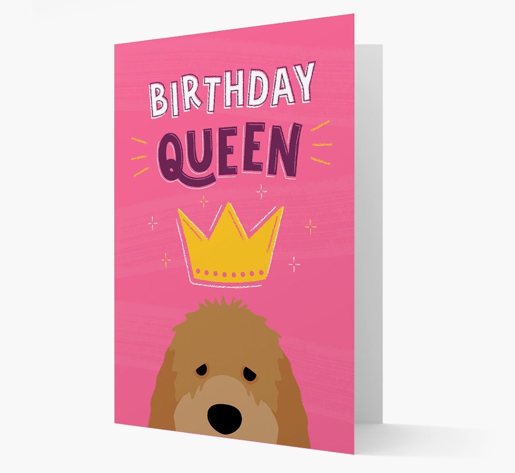 Birthday Queen: Personalised {breedFullName} Card