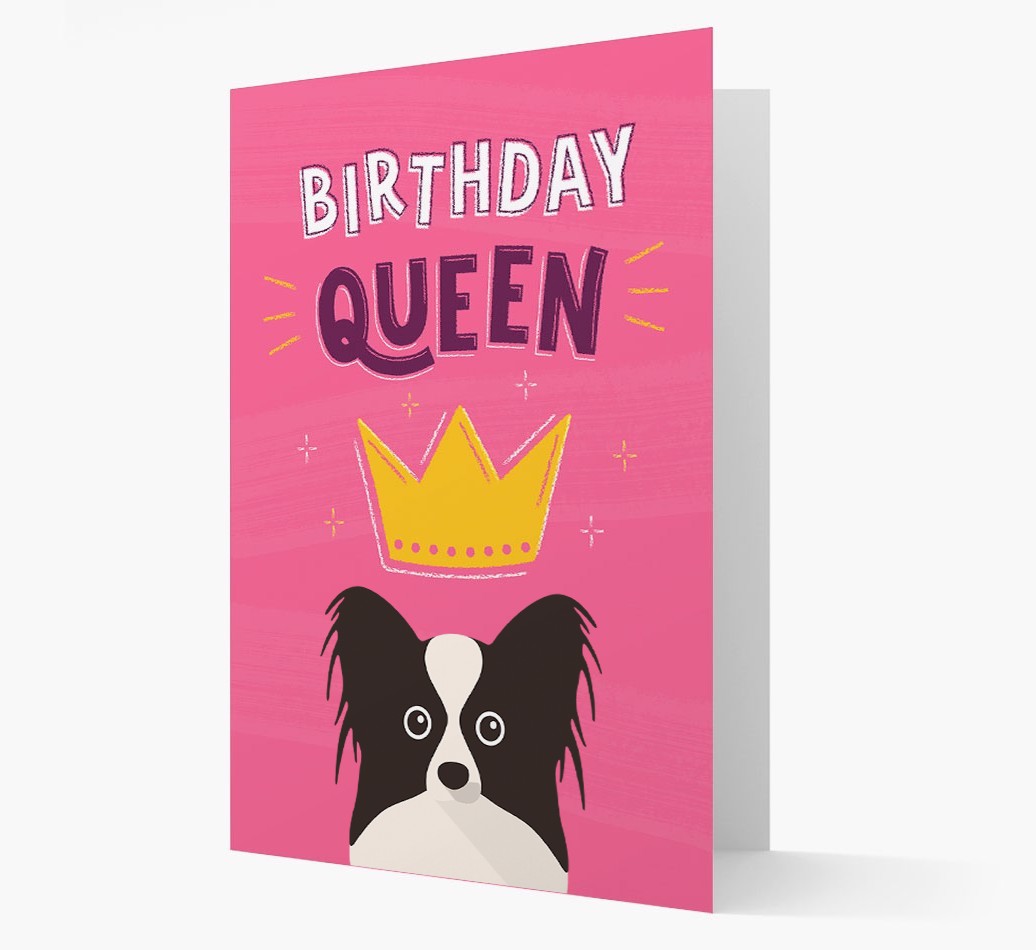 Birthday Queen: Personalised {breedFullName} Card