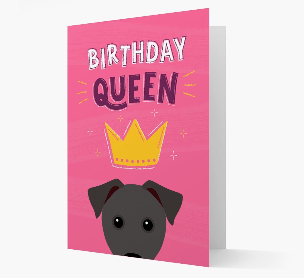 Birthday Queen: Personalised {breedFullName} Card