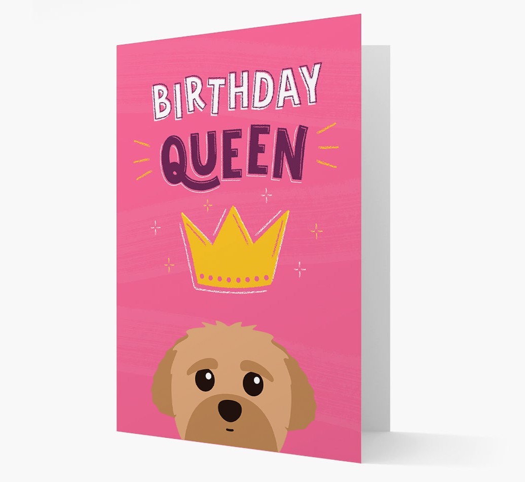 Birthday Queen: Personalised {breedFullName} Card