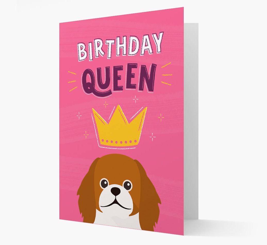 Birthday Queen: Personalised {breedFullName} Card