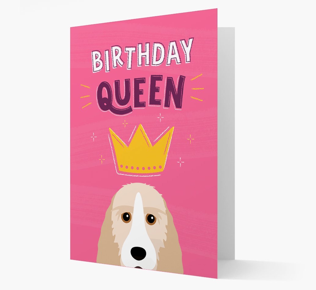 Birthday Queen: Personalised {breedFullName} Card