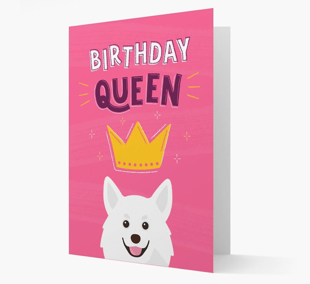 Birthday Queen: Personalised {breedFullName} Card