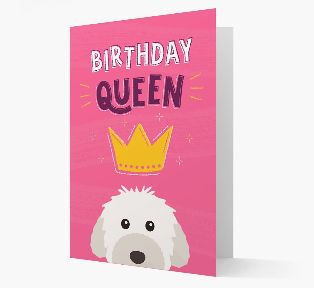 Birthday Queen: Personalised {breedFullName} Card