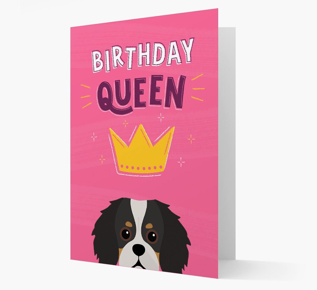 Birthday Queen: Personalised {breedFullName} Card