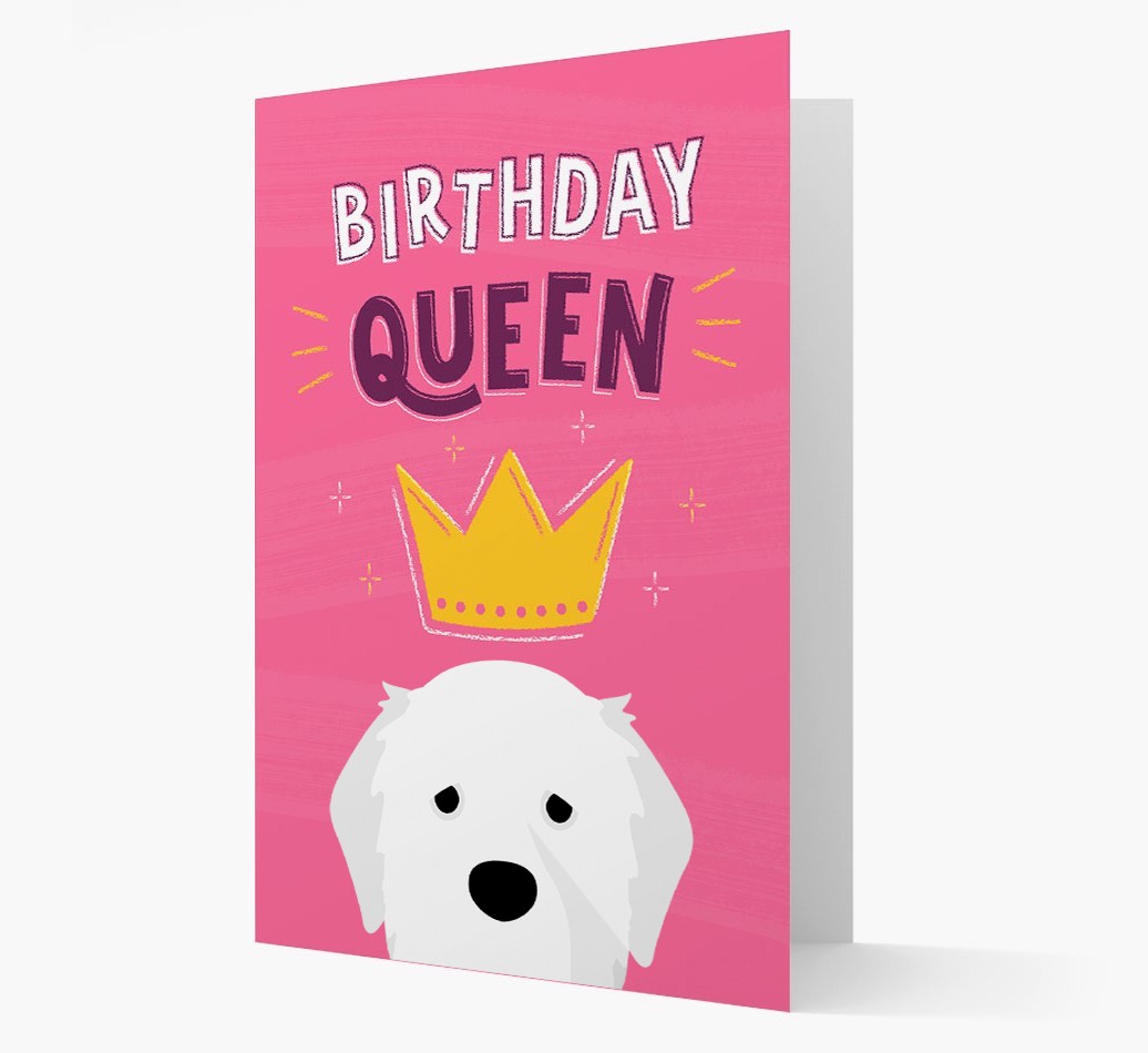Birthday Queen: Personalised {breedFullName} Card
