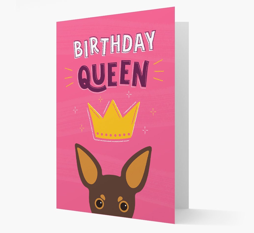 Birthday Queen: Personalised {breedFullName} Card