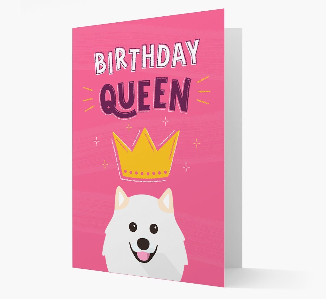 Birthday Queen: Personalised {breedFullName} Card