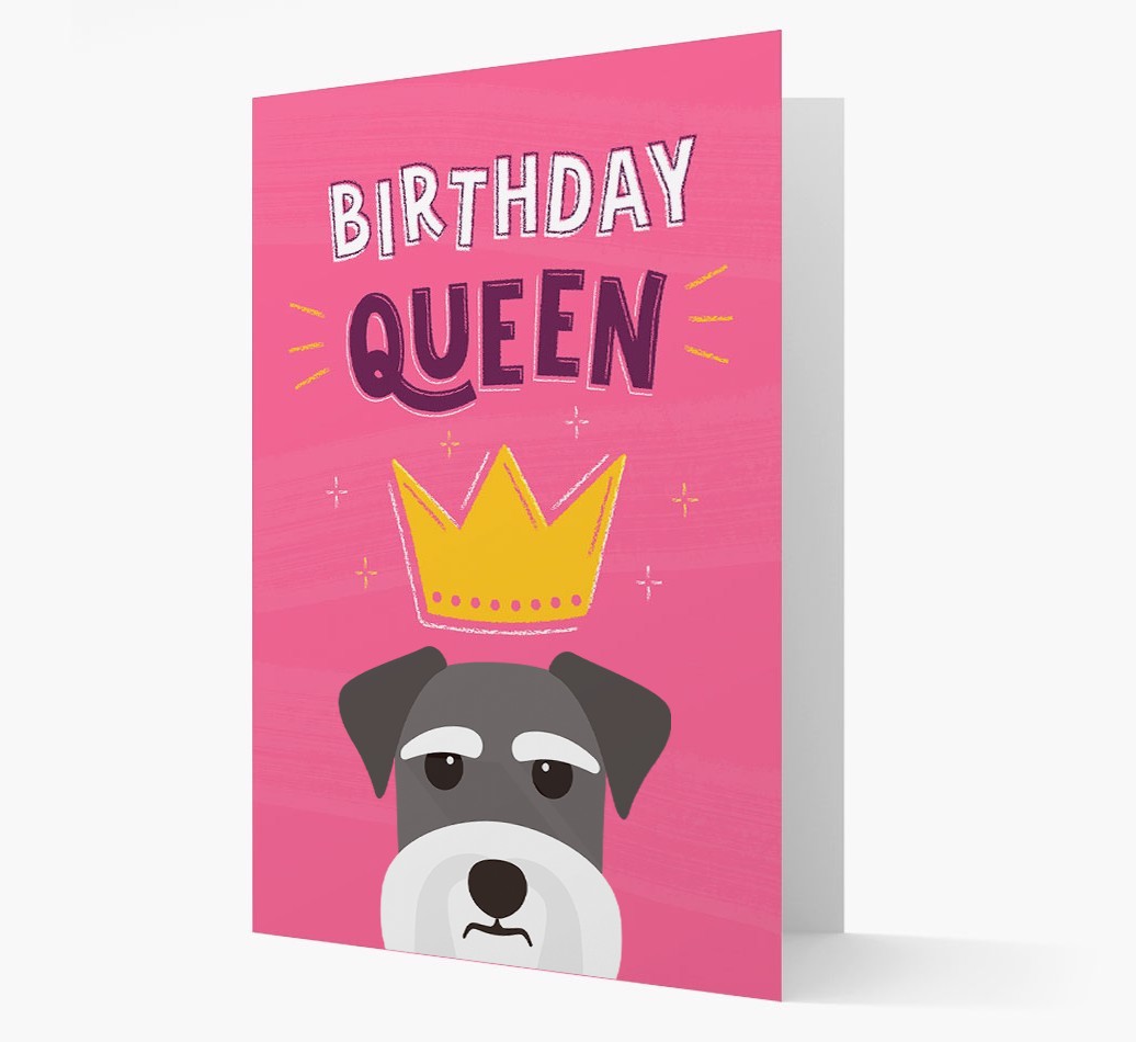 Birthday Queen: Personalised {breedFullName} Card
