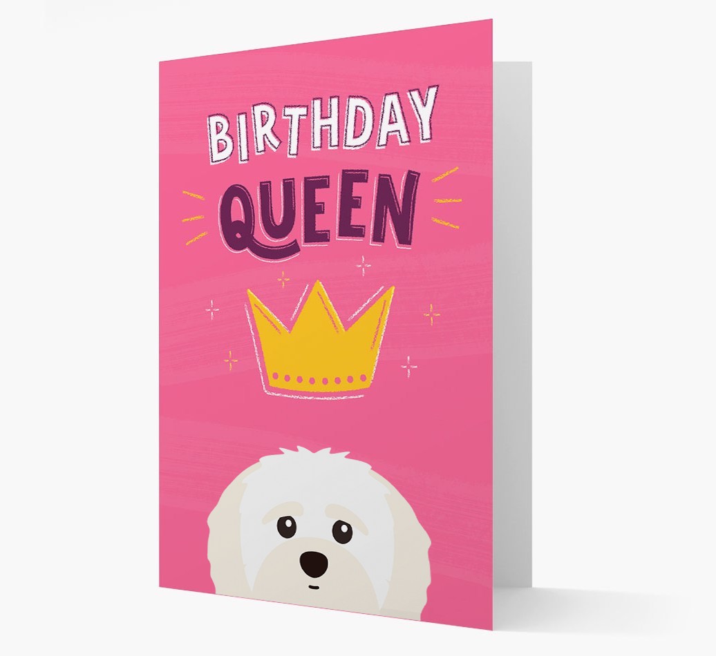 Birthday Queen: Personalised {breedFullName} Card