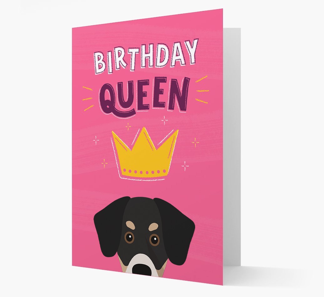 Birthday Queen: Personalised {breedFullName} Card