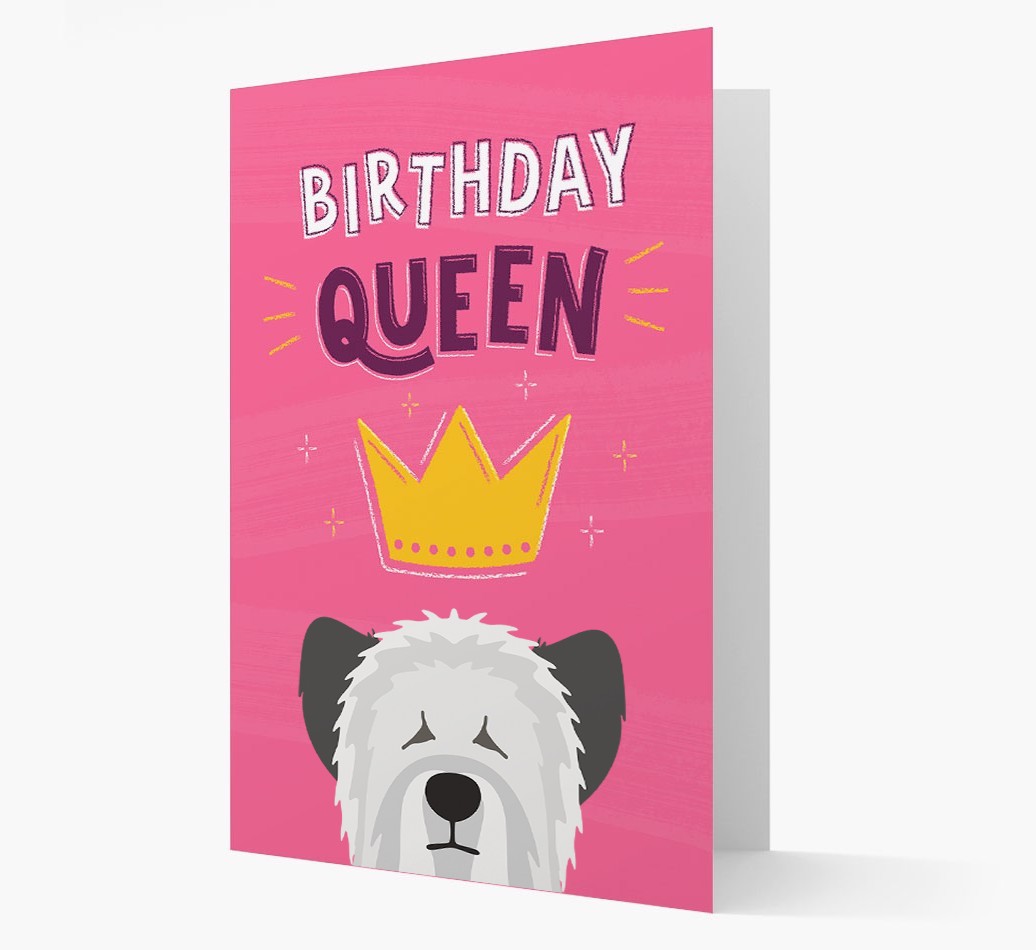 Birthday Queen: Personalised {breedFullName} Card