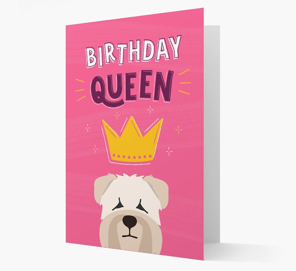 Birthday Queen: Personalised {breedFullName} Card