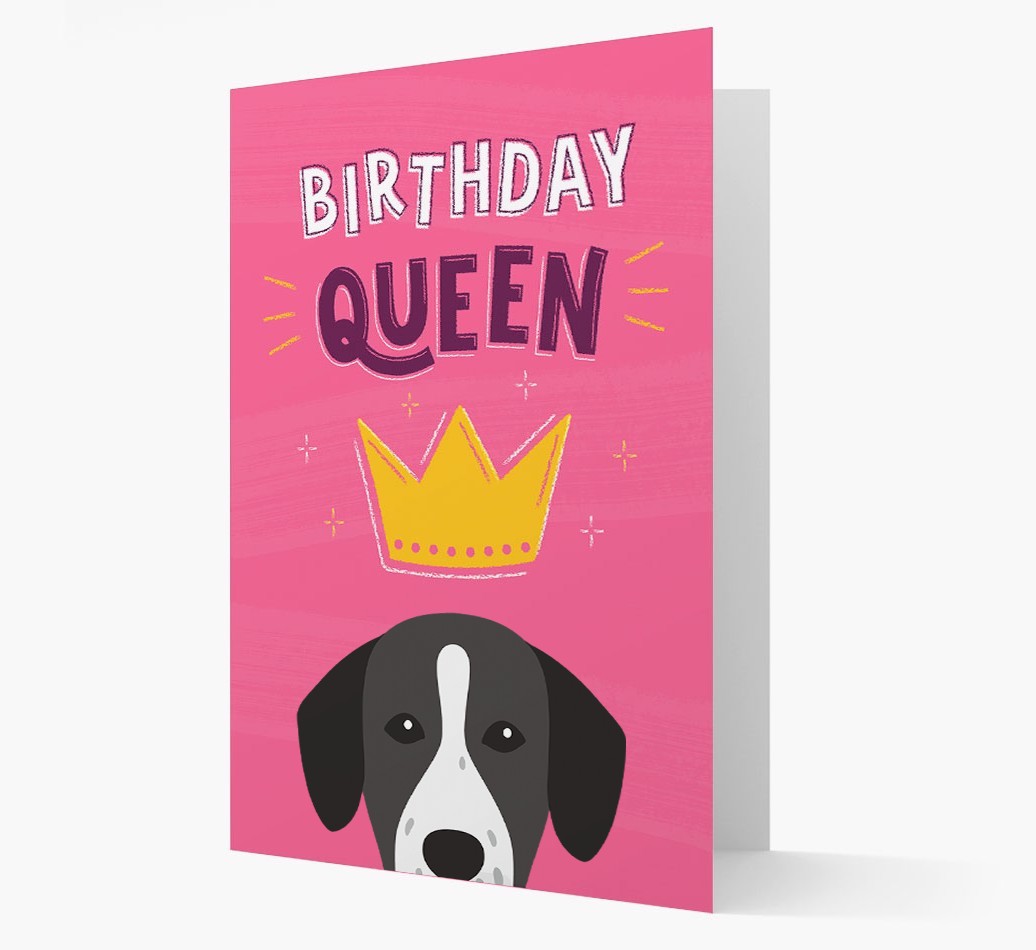 Birthday Queen: Personalised {breedFullName} Card