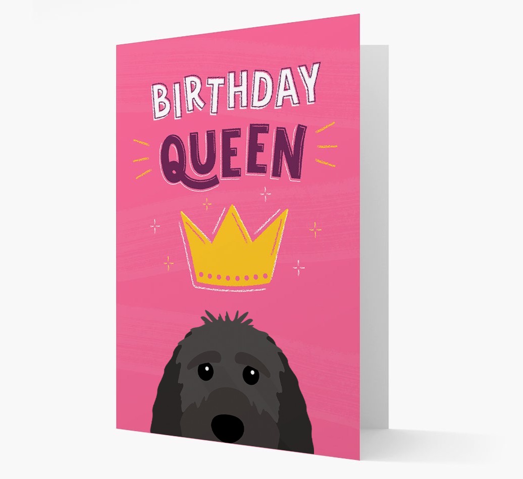 Birthday Queen: Personalised {breedFullName} Card