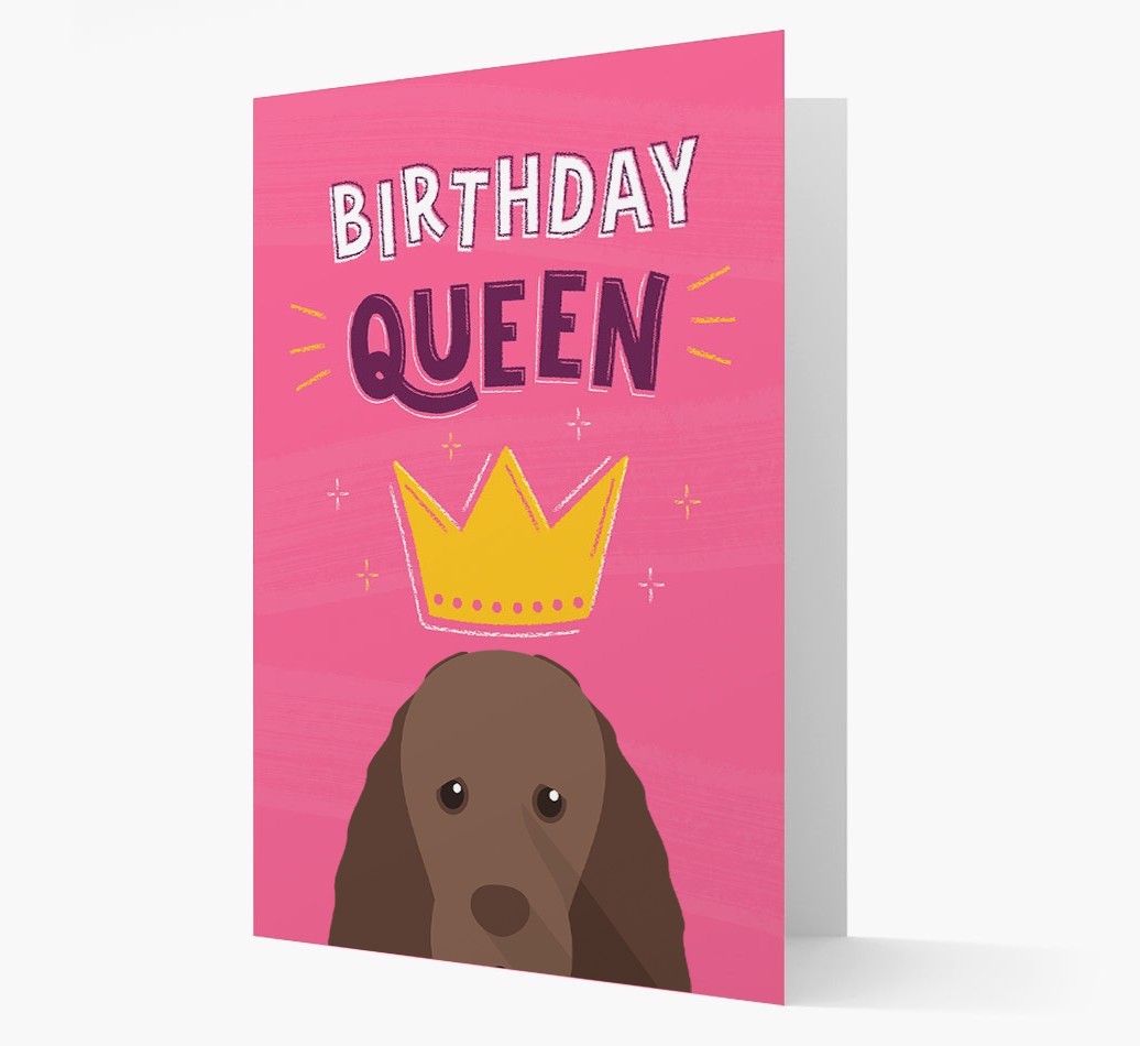 Birthday Queen: Personalised {breedFullName} Card