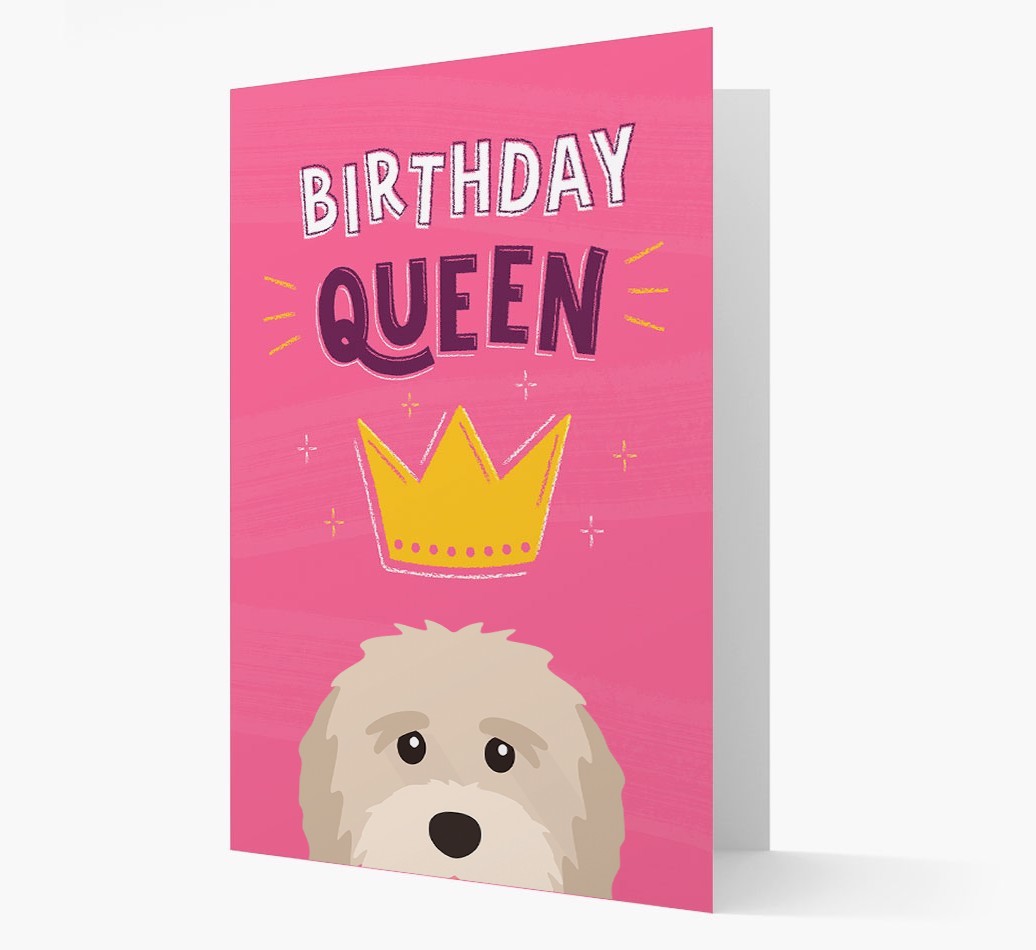 Birthday Queen: Personalised {breedFullName} Card