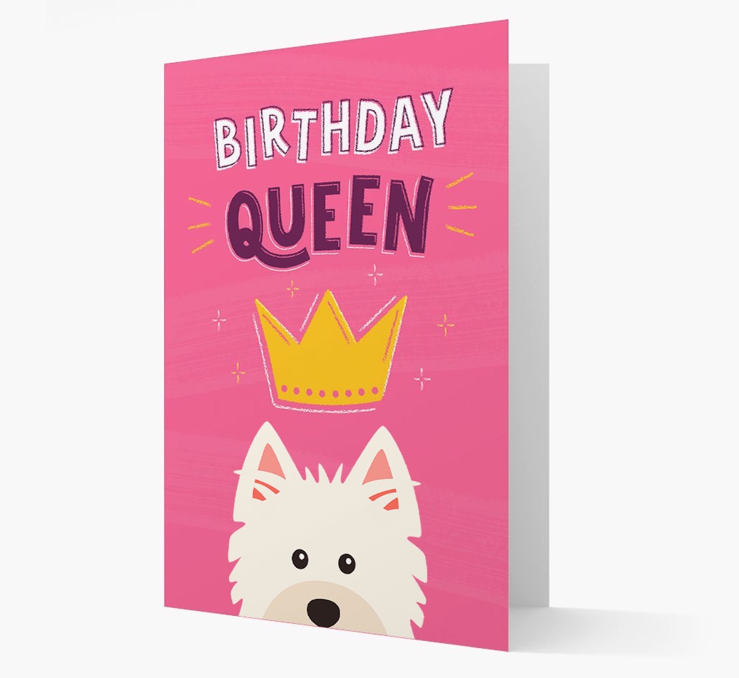 Birthday Queen: Personalised {breedFullName} Card