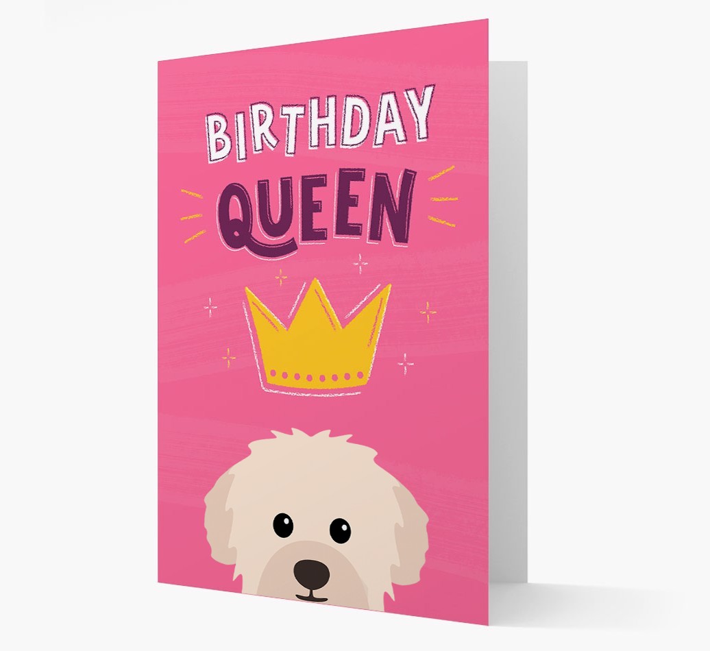 Birthday Queen: Personalised {breedFullName} Card