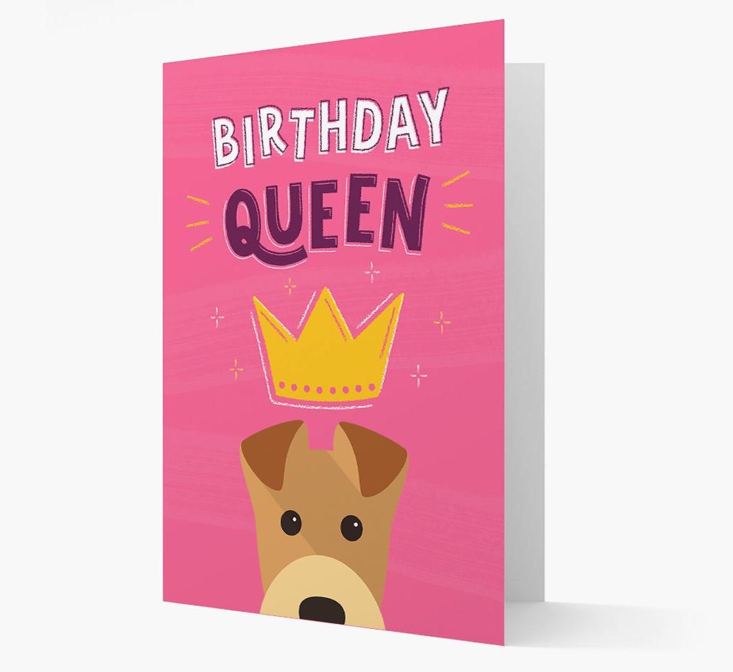 Birthday Queen: Personalized {breedFullName} Card
