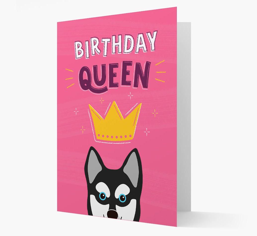 Birthday Queen: Personalized {breedFullName} Card
