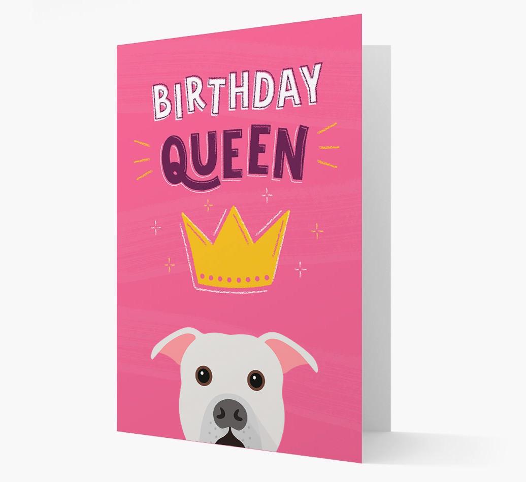 Birthday Queen: Personalized {breedFullName} Card
