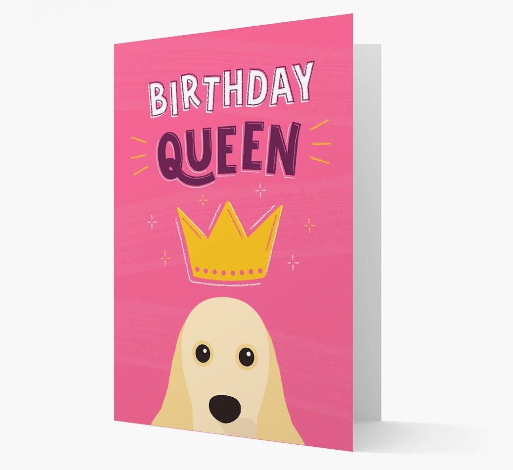 Birthday Queen: Personalized {breedFullName} Card
