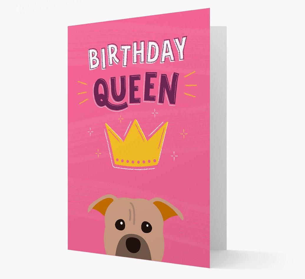 Birthday Queen: Personalized {breedFullName} Card