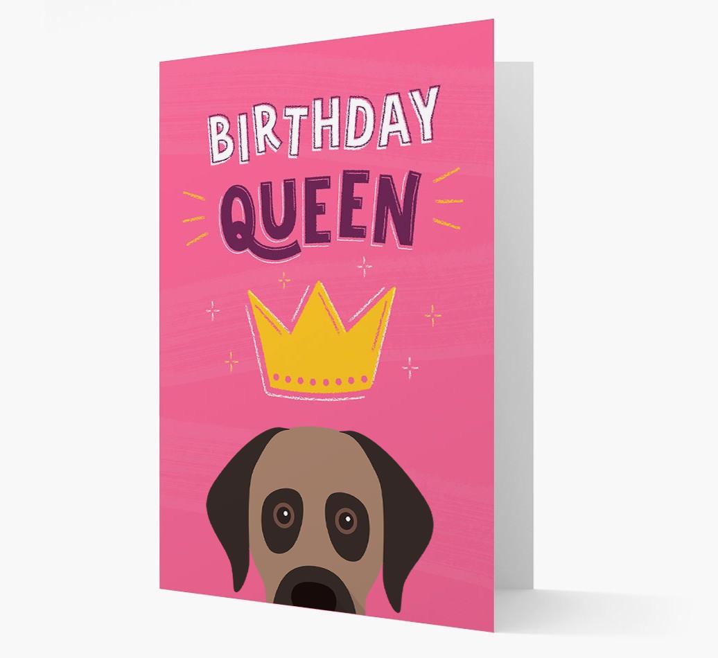 Birthday Queen: Personalized {breedFullName} Card
