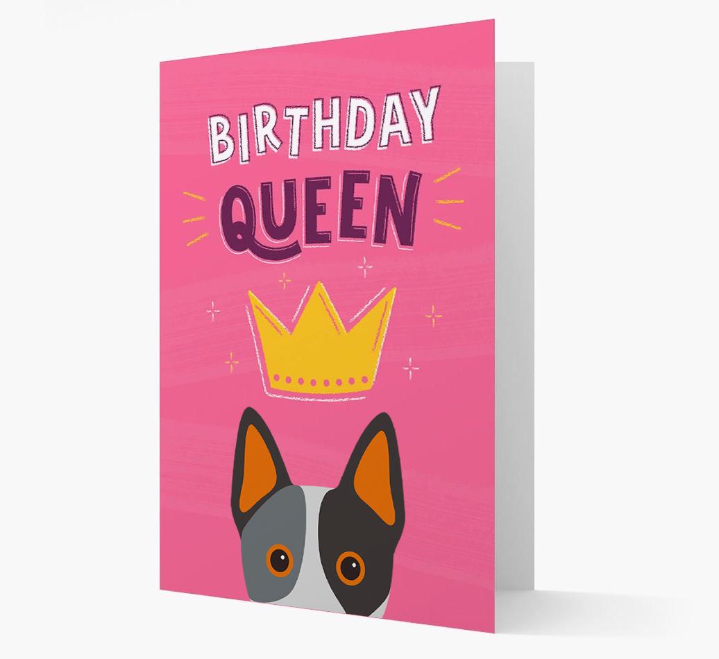 Birthday Queen: Personalized {breedFullName} Card