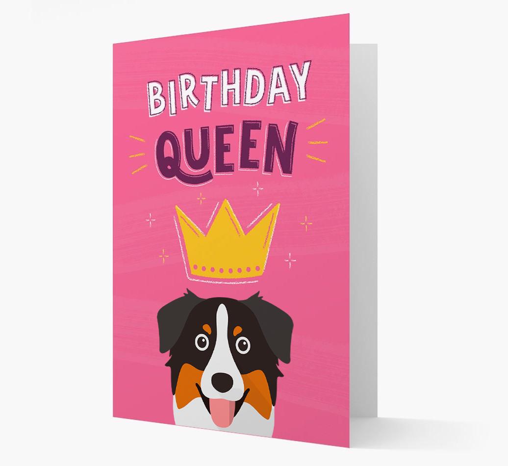 Birthday Queen: Personalized {breedFullName} Card