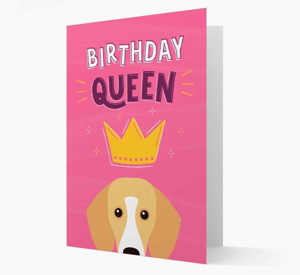 Birthday Queen: Personalized {breedFullName} Card
