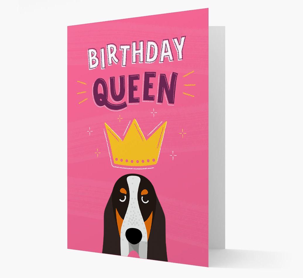 Birthday Queen: Personalized {breedFullName} Card