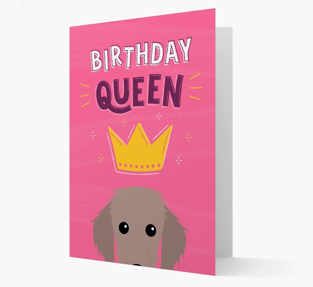 Birthday Queen: Personalized {breedFullName} Card